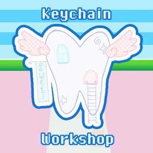 "Angel Keys" Keychain Workshop - by Haunted House X Sweet Tooth Art (includes General Admission)